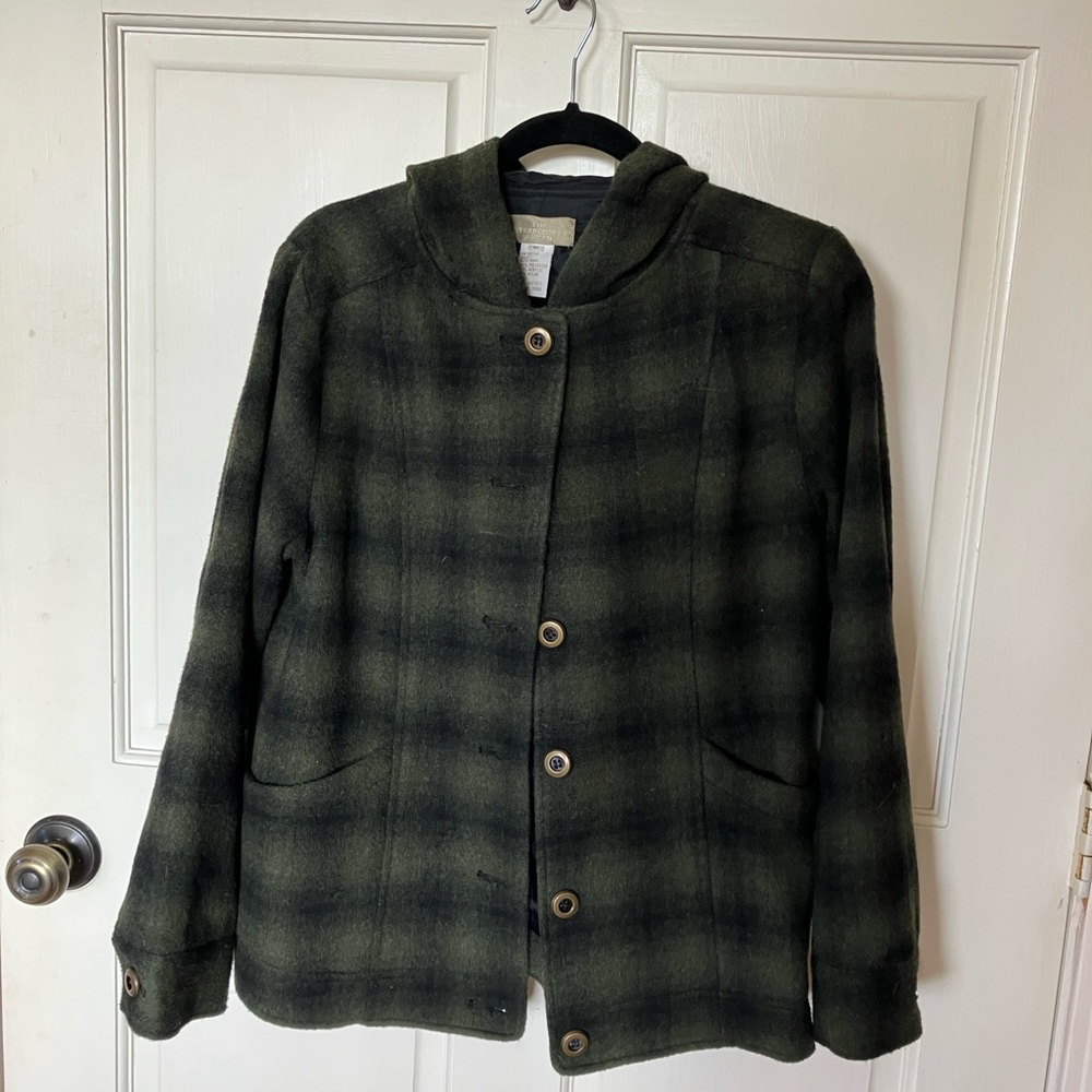 Territory Ahead wool blend hooded jacket